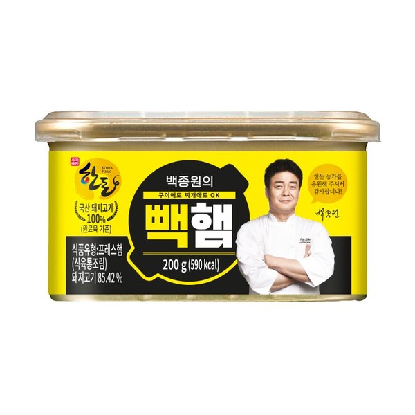 더본코리아 백종원의 빽햄 200g (4개)