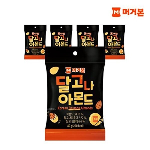 머거본 달고나 아몬드 40g (5개)_이미지
