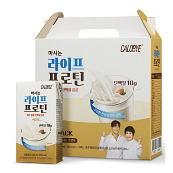 칼로바이 라이프 프로틴 아몬드맛 200ml (16개)_이미지