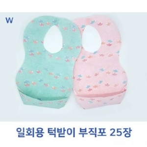 오너클랜 일회용턱받이 부직포25장