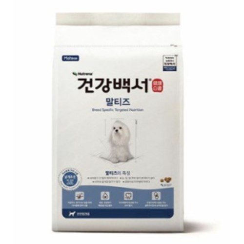 뉴트리나 독 건강백서 말티즈 2kg (4개)_이미지