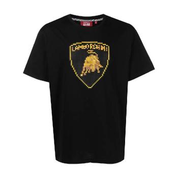 모스트 ly Heard Rarely Seen 8 Bit 레이징 불 그래픽 프린트 티셔츠 MHEB08BAT