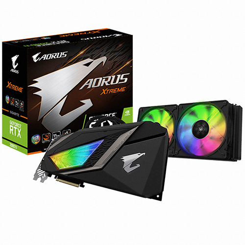 GIGABYTE AORUS 지포스 RTX 2080 Ti XTREME 워터포스 D6 11GB