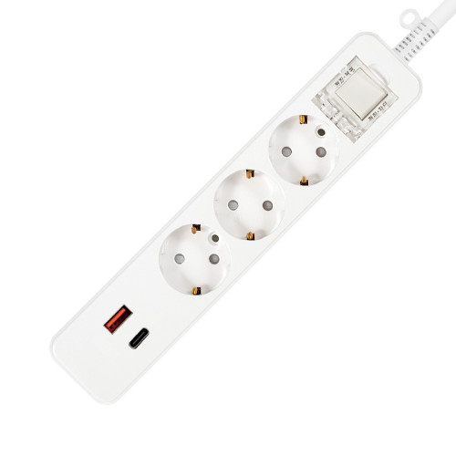 3구 16A 메인스위치 USB(A타입+C타입) 멀티탭