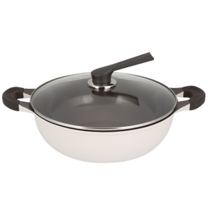 포시즌 인피니티 인덕션 주물 양수 웍팬 32cm 32 11.5 cm 1개
