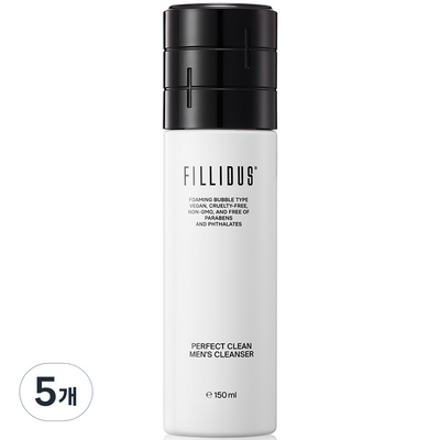 동아제약 필리더스 퍼펙트 클린 맨즈 클렌저 150ml (5개)_이미지