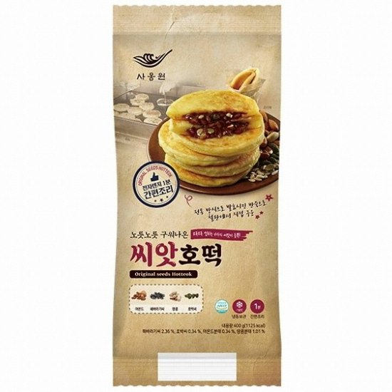 사옹원 씨앗 호떡 4개입 400g (2개)_이미지