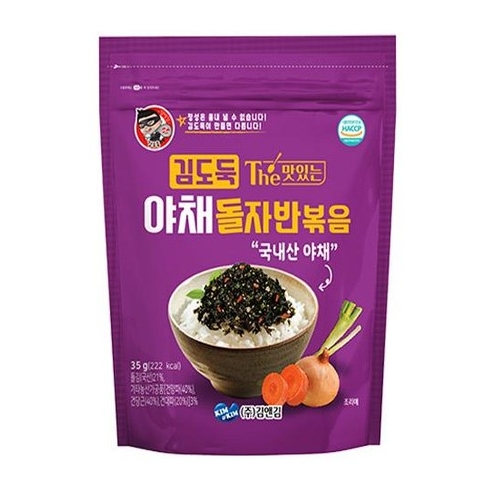 김앤김 김도둑 The 맛있는 야채 돌자반 35g (10개)_이미지