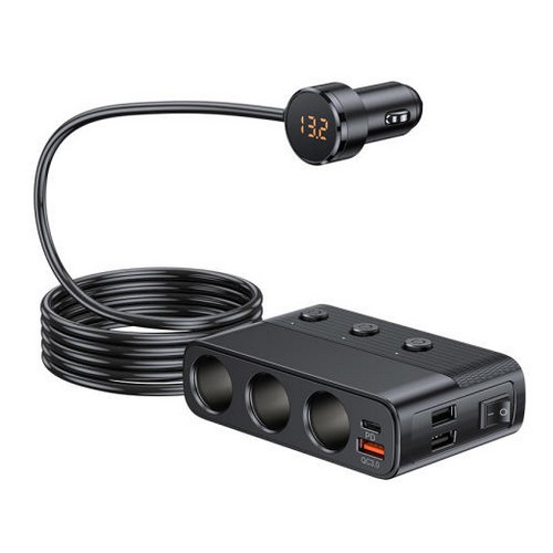 라이트컴 COMS 127W 차량용 고속충전 시가 파워소켓 JA251_이미지