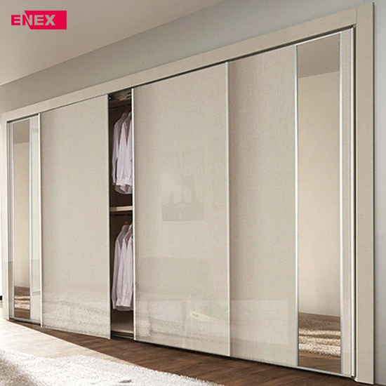 에넥스 ENNEE 케인 슬라이딩 붙박이장 거울도어 (207cm)_이미지