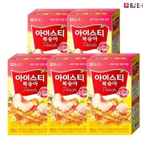 담터 제로슈가 아이스티 복숭아 10개입 [5개]