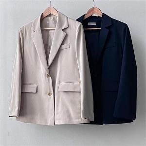 강물처럼 빅사이즈사랑해요 G736L204 아벨투버튼카라자켓 SS 8421435