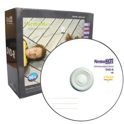 NemoMax DVD-R 4.7GB 16x ���� 10��