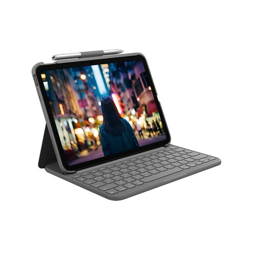 로지텍 iPad 10세대 슬림 폴리오 키보드 케이스 (정품)