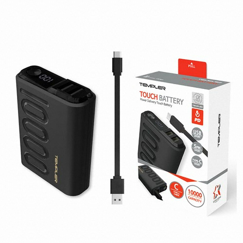 지스타코리아 TEMPLER PD 터치 보조배터리 TEM-HTP19-10K 10000mAh_이미지