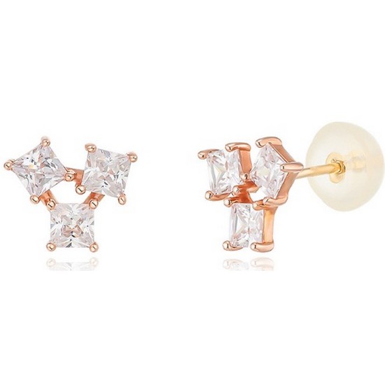 로이드 스퀘어 믹스 14K 귀걸이 LPFN2019G_이미지