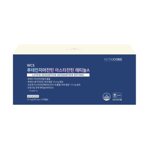 뉴트리코어 루테인지아잔틴 아스타잔틴 레티놀 A 30캡슐 (5개)