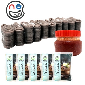 하남이조푸드 칡냉면 2kg 냉면육수 350g 5봉 비빔장 500g 10인분 세트_이미지