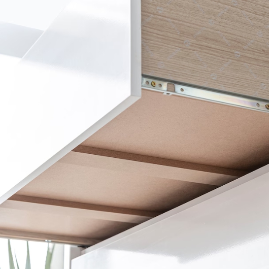 가이온 미카 5단 와이드 속깊은 서랍장 1200_이미지