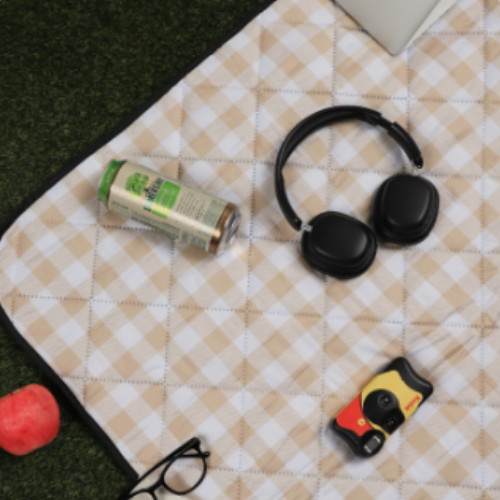 솜솜라이크 1인용 돗자리 플러스 베이지