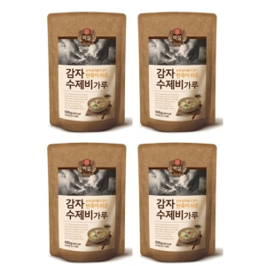CJ제일제당 백설 감자 수제비 가루 500g (4개)