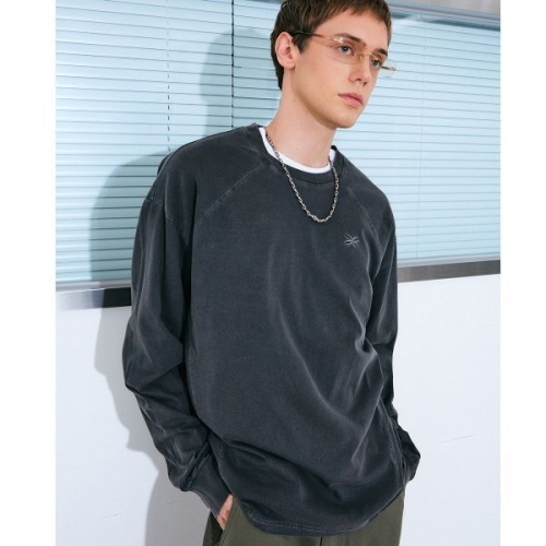 피그먼트 가까이 유니언즈 GAKKAI UNIONS 투포인트 롱슬리브 차콜 G7770132CH 270834