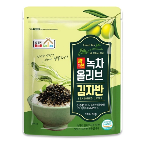 밥달라스 녹차올리브 김자반 70g (1개)_이미지