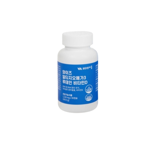비타민마을 와이즈 알티지 오메가3 루테인 비타민D 1150mg 90캡슐 (2개)