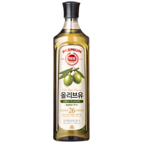 사조대림 해표 압착 올리브유 900ml (1개)_이미지