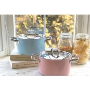 헥사 칼라스텐 통5중 24cm 양수냄비+스텐뚜껑 4color