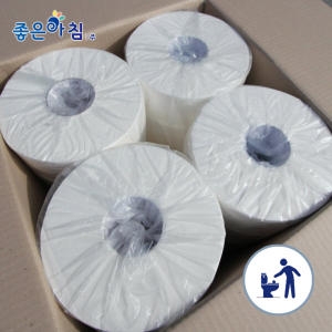 더원페이퍼 천연펄프 절약형 점보롤 100m (16롤)_이미지