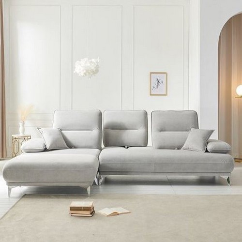 사만다 스윙 무빙팔걸이 조야 패브릭 소파 4인용