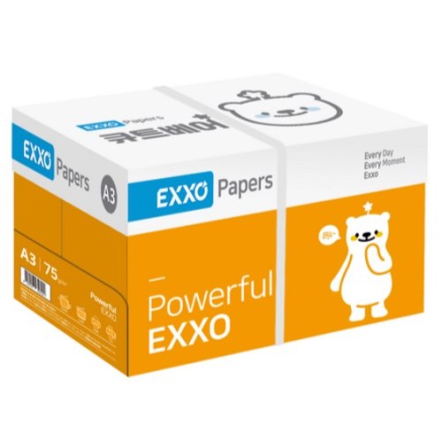 엑소 큐트베어 복사용지 A3 75g (1,000매)