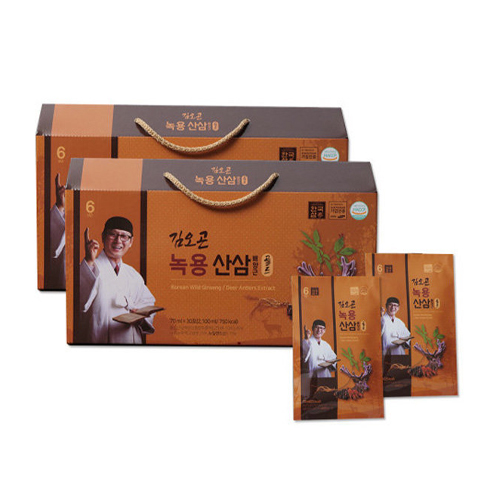 한국삼 김오곤 녹용산삼배양근골드 70ml 30포이미지입니다. 누르면 해당 게시물로 새창이동합니다.