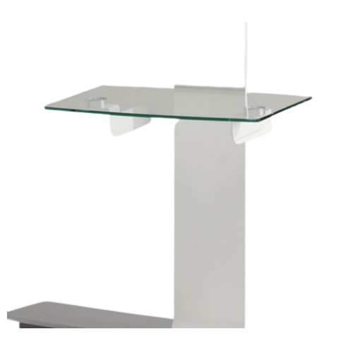 에라드 이동형 TV 스탠드 전용 유리선반