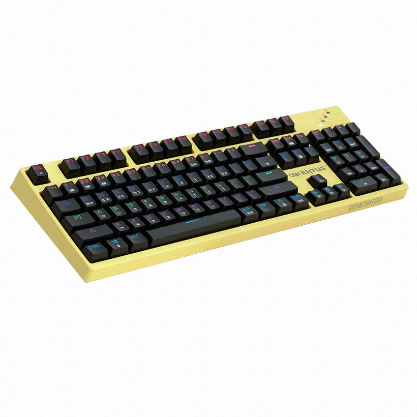 CJ ENM ENTUS K330G GENESIS ED CJ광축 게이밍 (옐로우)_이미지