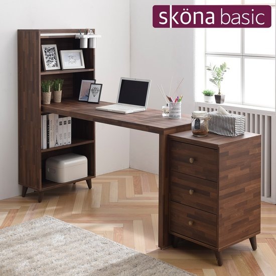스코나 체르카 2 h형 책상세트+서랍통