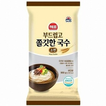 사조대림 해표 부드럽고 쫄깃한 국수 <b>소면</b> 900g