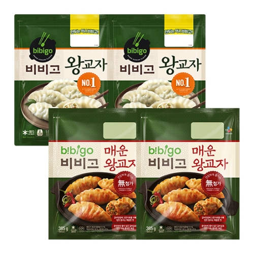 왕교자 1.05kg 2봉+매운왕교자 385g 2봉