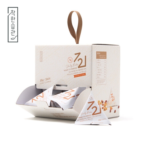 착한습관 프로틴견과 7.21 선물세트(25g 21개입) 525g (1개)_이미지