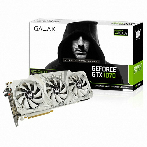 갤럭시 GALAX 지포스 GTX1070 Hall Of Fame D5 8GB_이미지