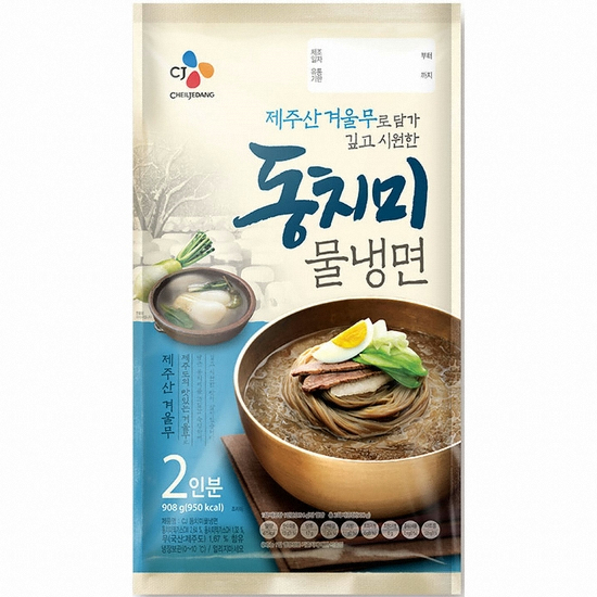 CJ제일제당 동치미 물냉면 908g (4개)_이미지
