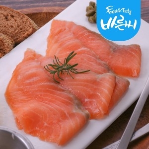 바른씨 노르웨이 훈제연어 슬라이스 100g [1개]