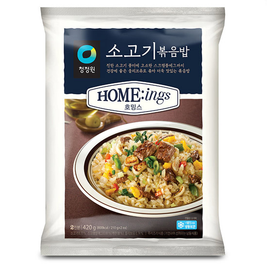 대상 청정원 호밍스 소고기 볶음밥 420g이미지입니다. 누르면 해당 게시물로 새창이동합니다.