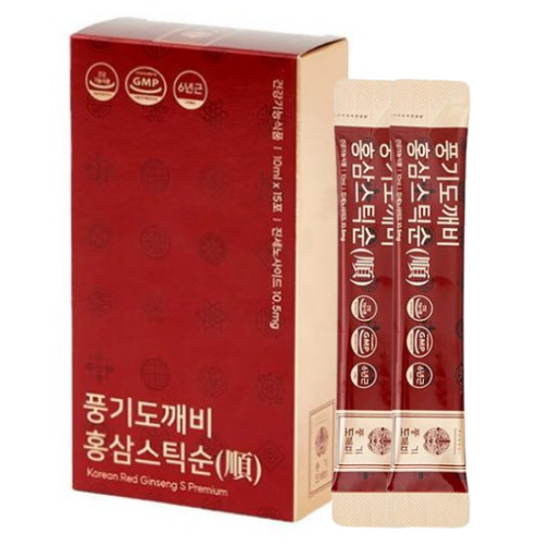 풍기도깨비 홍삼스틱 순 10ml (90개)_이미지