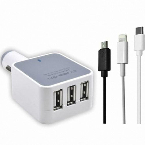 �����Ϸ��� ť��� 2.2A 3��Ʈ �޼�������+CŸ�����̺�