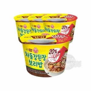 오뚜기 컵밥 차돌강된장보리밥 310g (4개)
