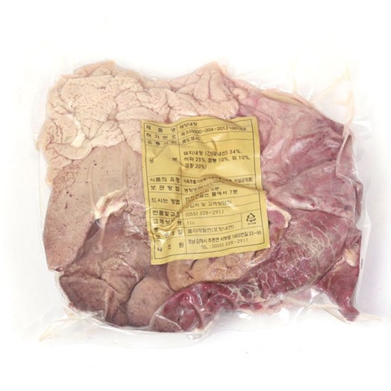오박사 순대 돼지 내장 1kg (1개)_이미지