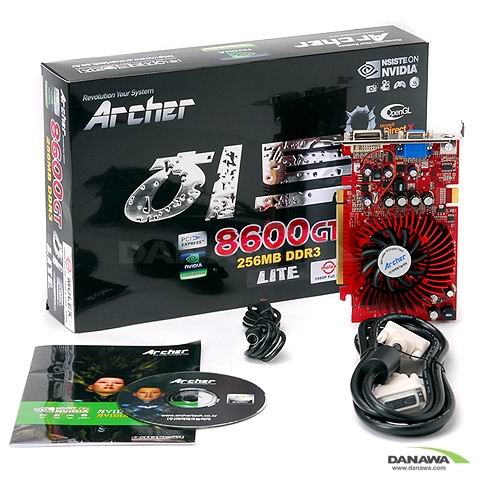 Archer 지포스 8600GT 히트 Lite MOLEX 256MB_이미지