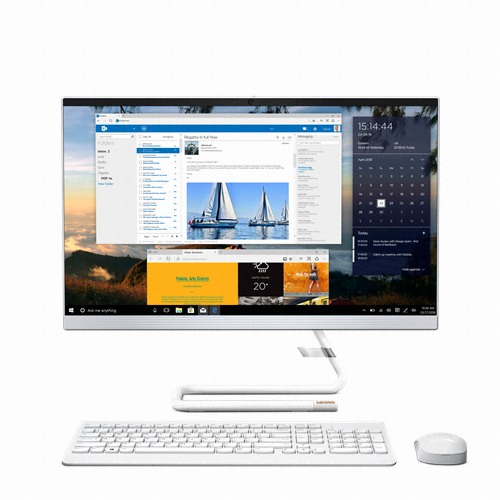 레노버 아이디어센터 AIO A340-24ICK i3-9100T Win10 (8GB, M2 256GB + 1TB)_이미지